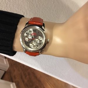 Anne Klein Watch Orange Band